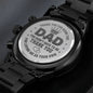 Thanks for being the dad you didn't have to be - Engraved watch