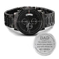 Dad No matter how much time passes - Engraved watch