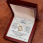 To My Loving Mom | I Love You With All My Heart - Forever Love Necklace
