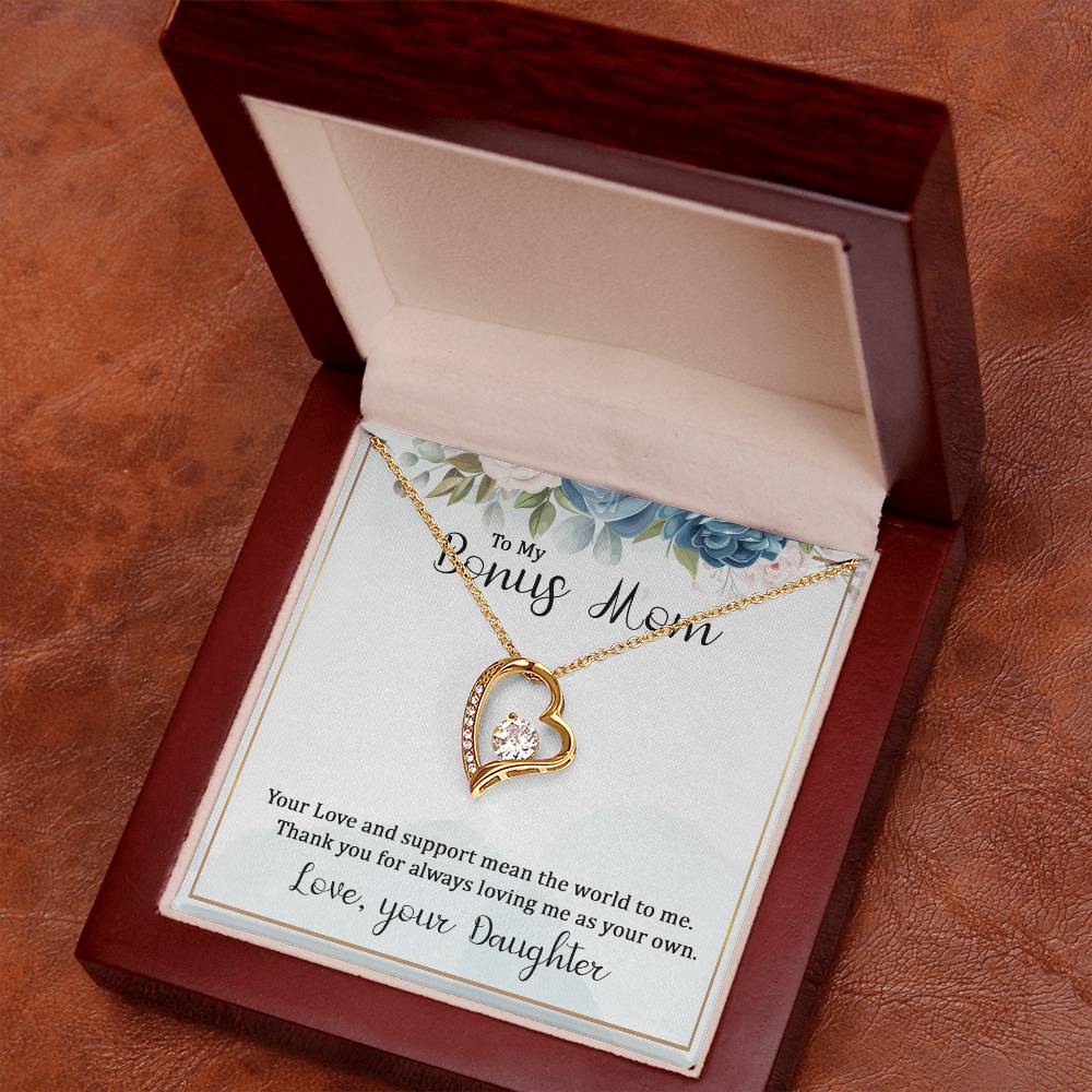 To my bonus mom necklace