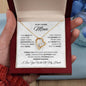 To My Loving Mom | I Love You With All My Heart - Forever Love Necklace