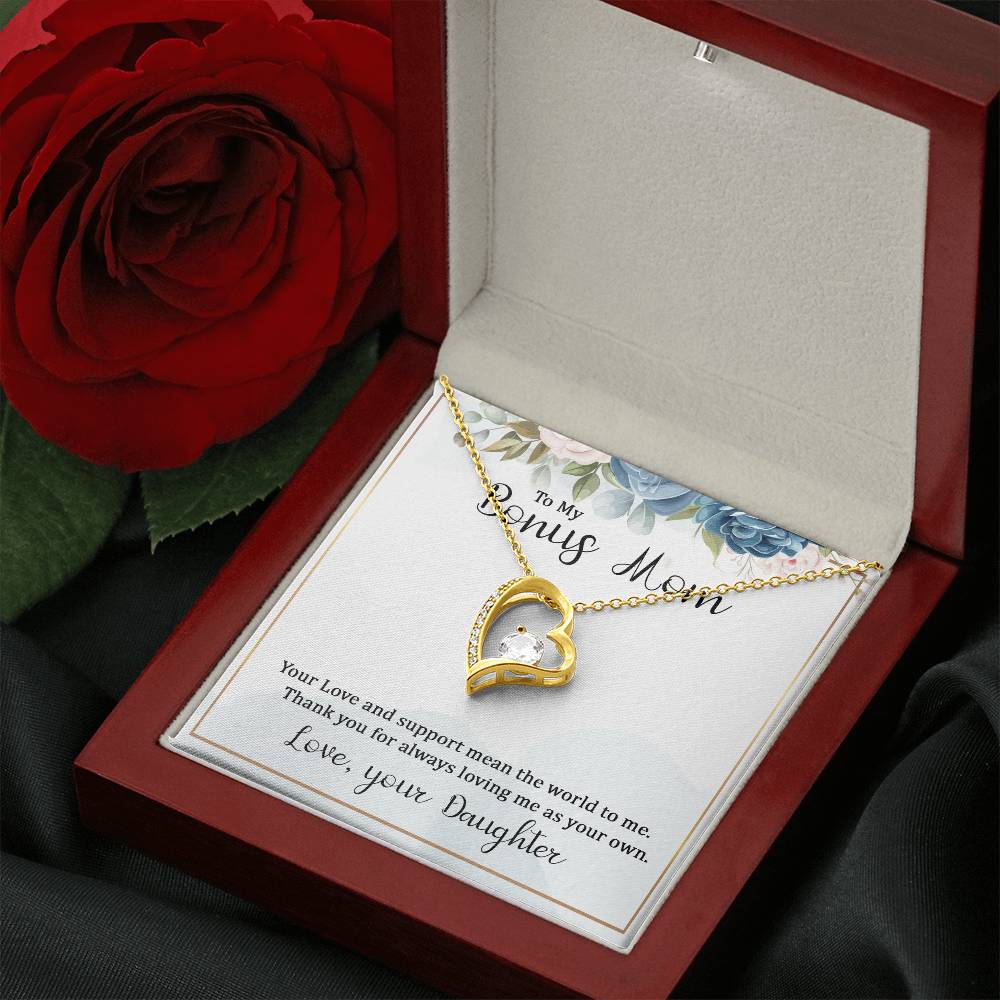 To my bonus mom necklace
