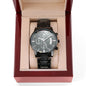 Dad No matter how much time passes - Engraved watch
