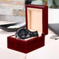 Dad No matter how much time passes - Engraved watch