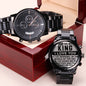 To My King. I love You Engraved Watch