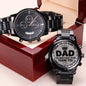 Thanks for being the dad you didn't have to be - Engraved watch