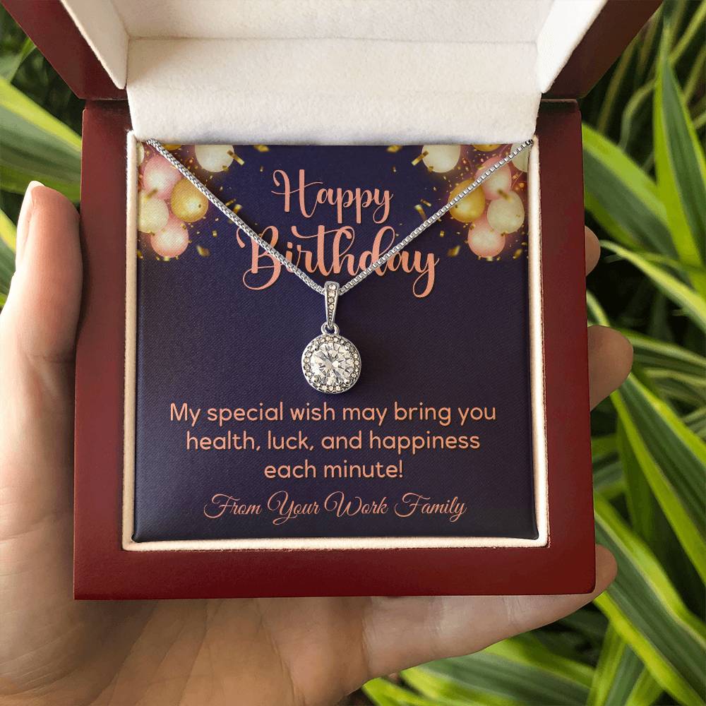 Personalized Happy Birthday necklace