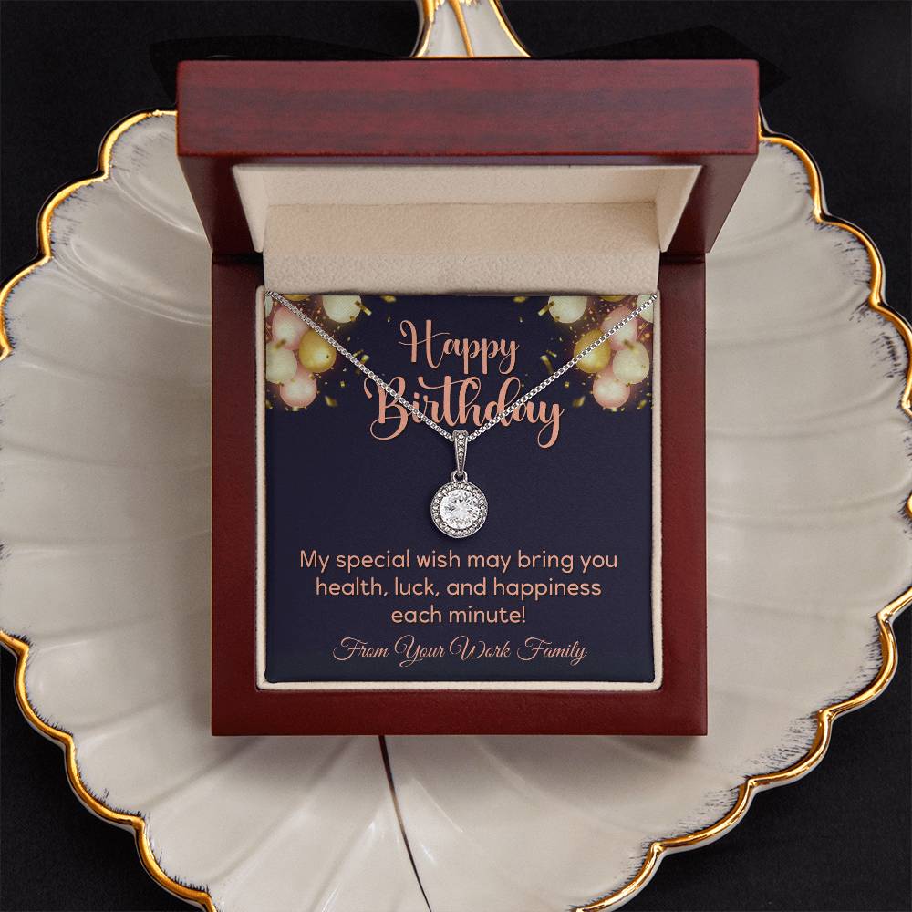 Personalized Happy Birthday necklace