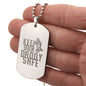 Keep Our Daddy Safe Dog Tag
