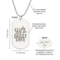 Keep Our Daddy Safe Dog Tag