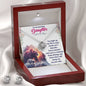 My Precious Daughter From Dad Necklace & Earing Bundle