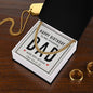Personalized & Engraved Happy Birthday Dad Chain