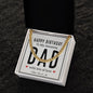 Personalized & Engraved Happy Birthday Dad Chain