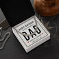 Personalized & Engraved Happy Birthday Dad Chain