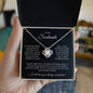 To My Soulmate | I Will Love You, Always & Forever - Love Knot Necklace
