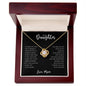 To My Daughter | I Will Always Carry You In My Heart - Love Knot Necklace