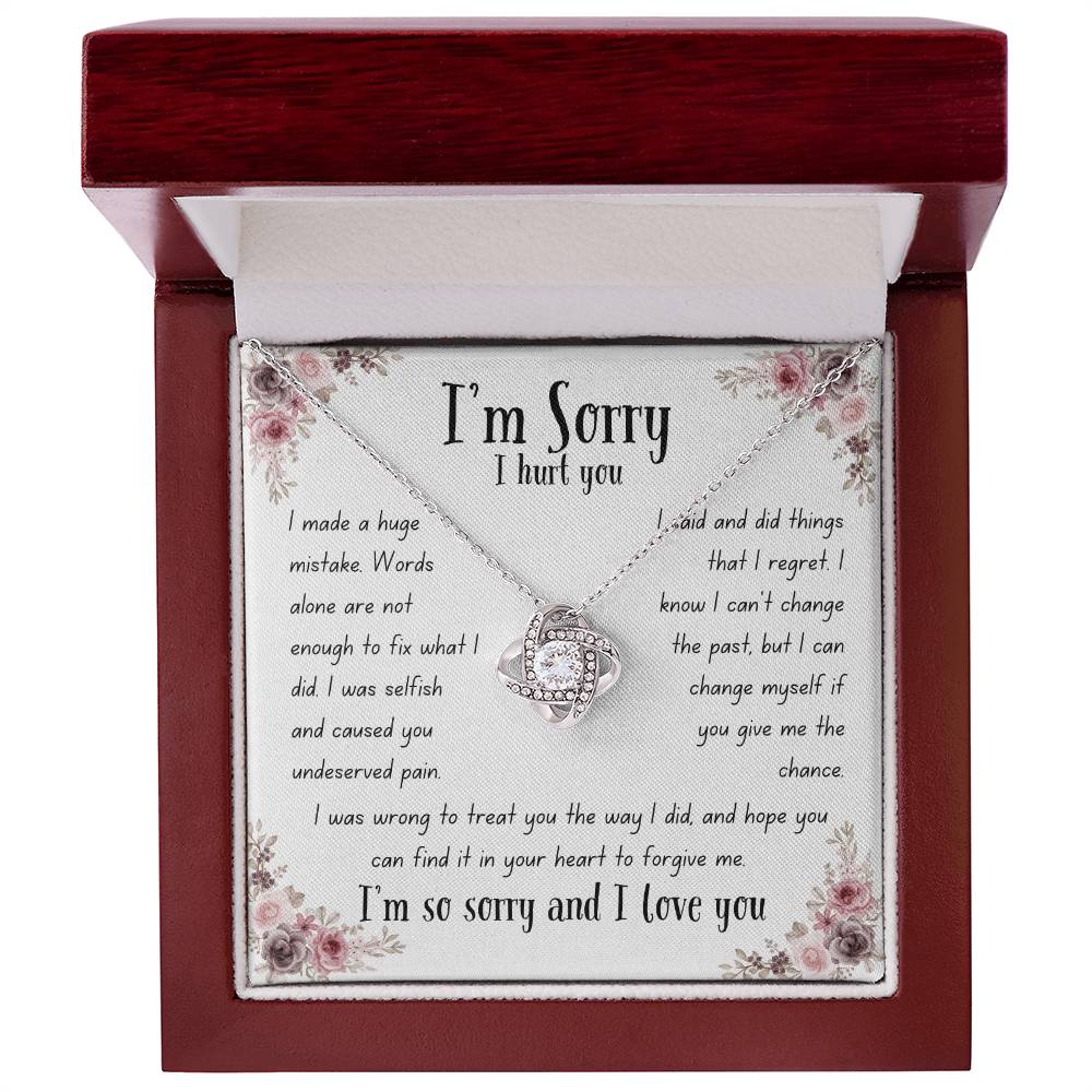 I'm sorry I hurt you necklace