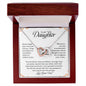 To My daughter | Never Forget That I Love You - Interlocking Hearts necklace
