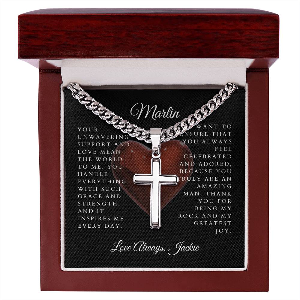 Personalized - Your unwavering support and love mean the world to me cross chain