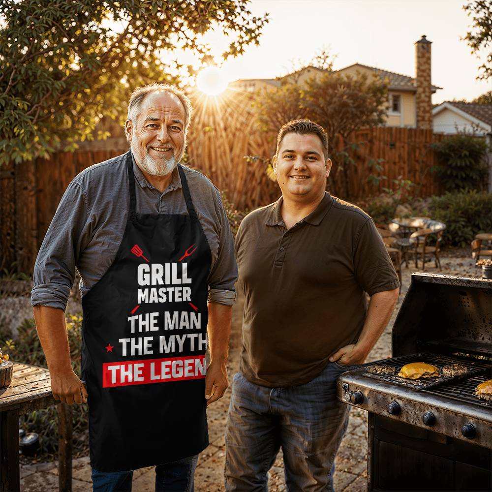 Apron-Grill master - the man