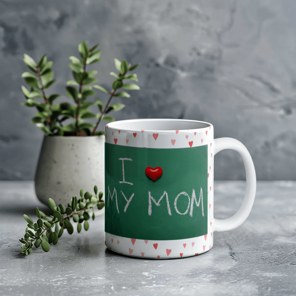 I Love My Mom Mug 11oz