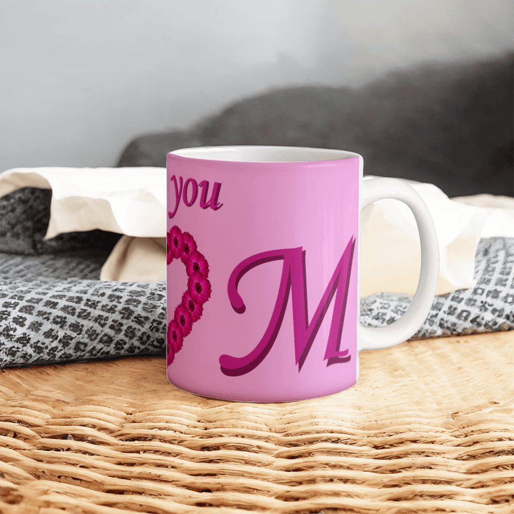 I Love You Mom Pink 11oz Mug