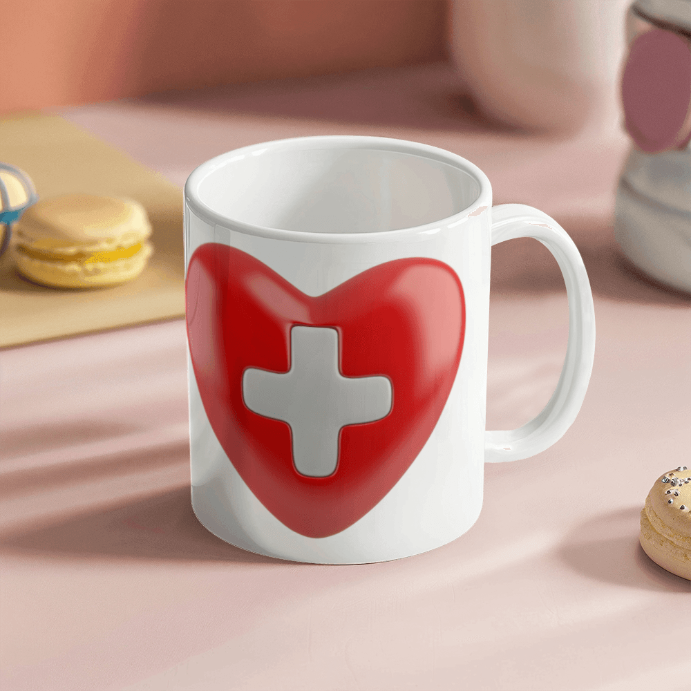 Cross Heart Mug 11oz