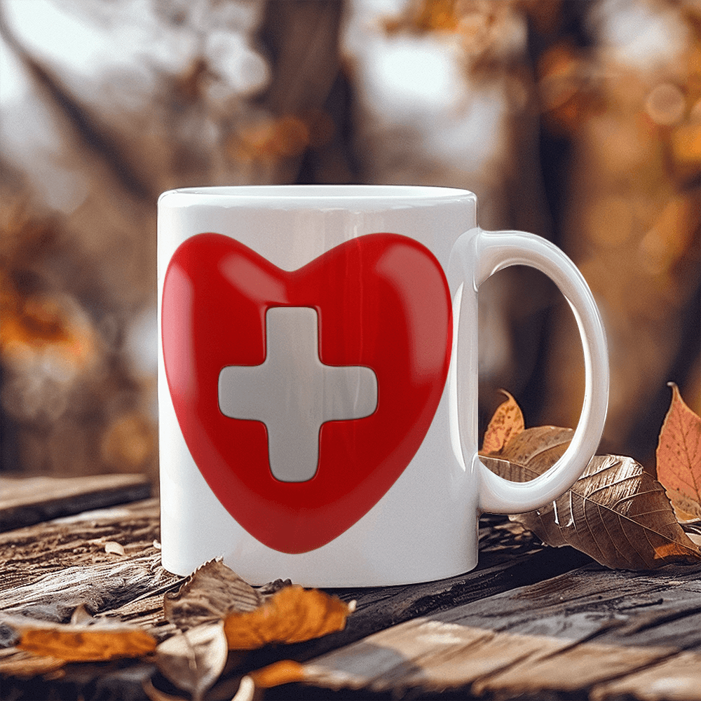 Cross Heart Mug 11oz