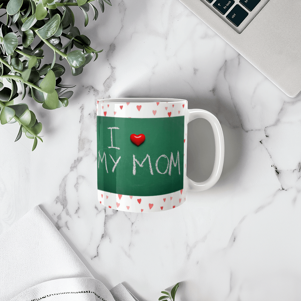 I Love My Mom Mug 11oz