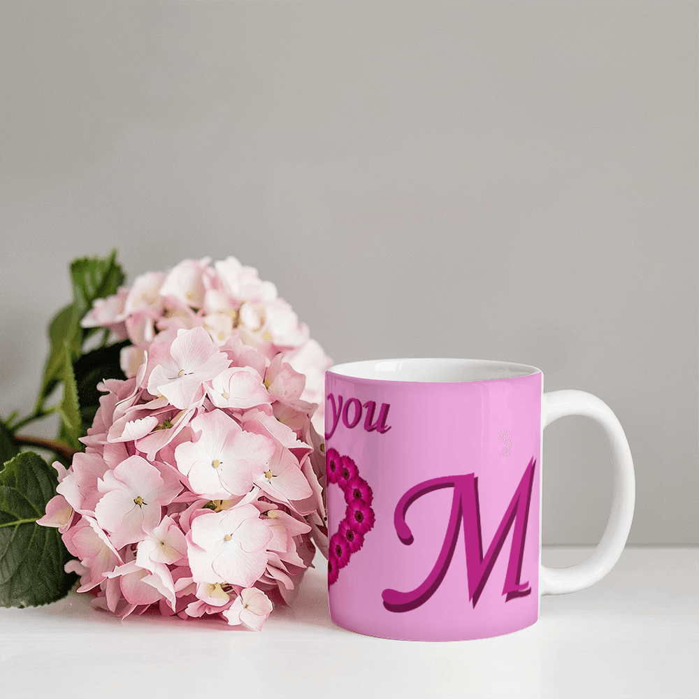 I Love You Mom Pink 11oz Mug