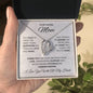 To My Loving Mom | I Love You With All My Heart - Forever Love Necklace