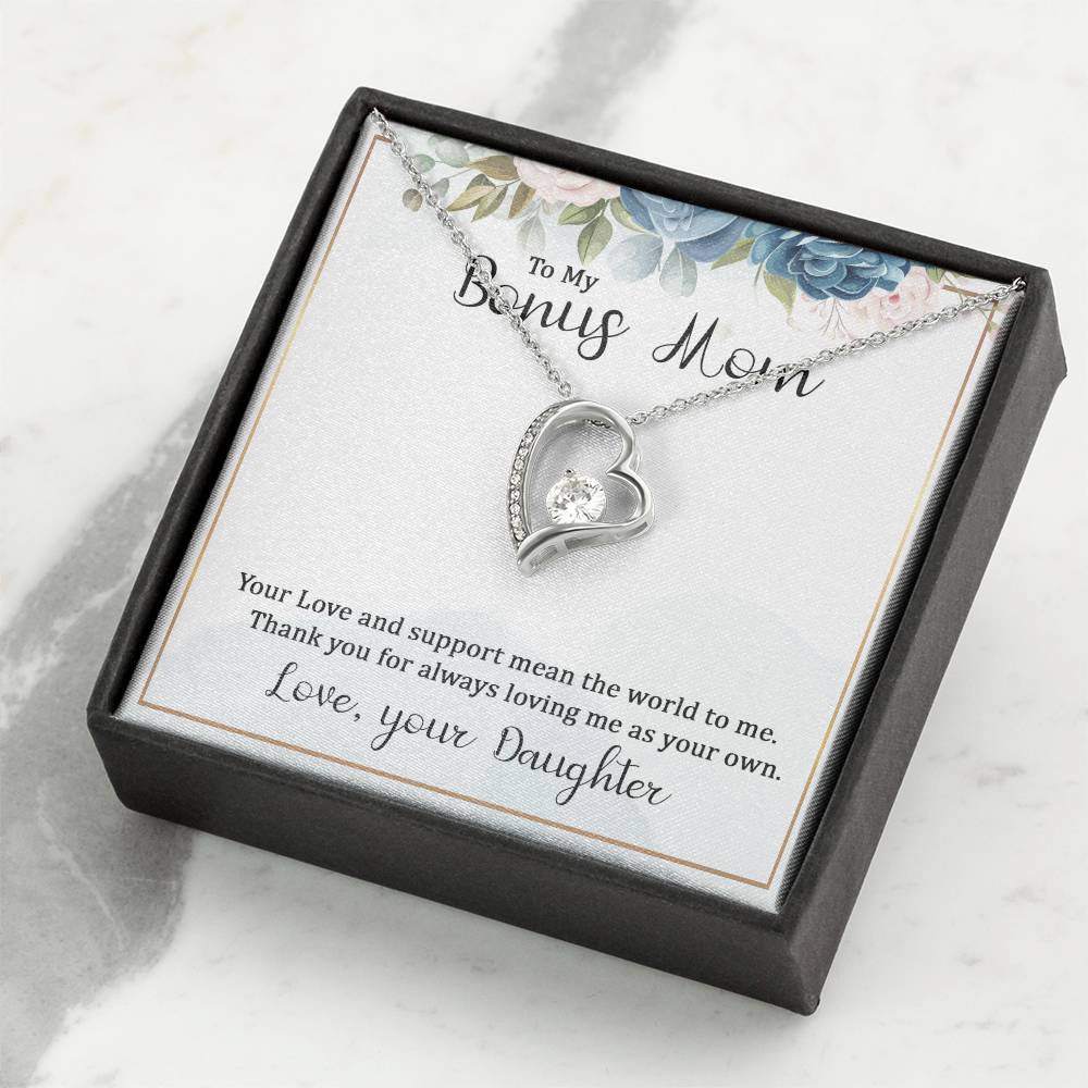 To my bonus mom necklace