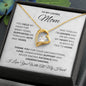 To My Loving Mom | I Love You With All My Heart - Forever Love Necklace