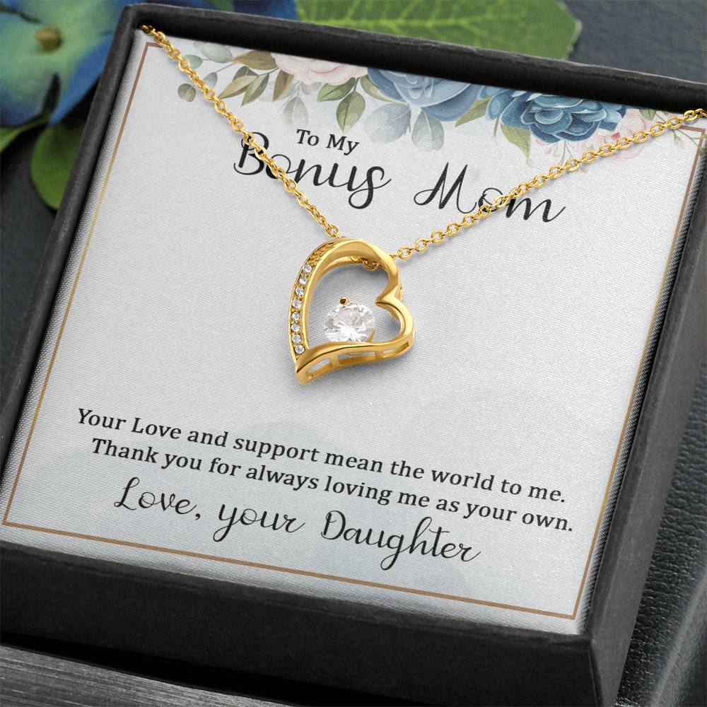To my bonus mom necklace