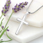 You know it's true love womans cross necklace