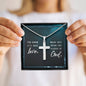 You know it's true love womans cross necklace