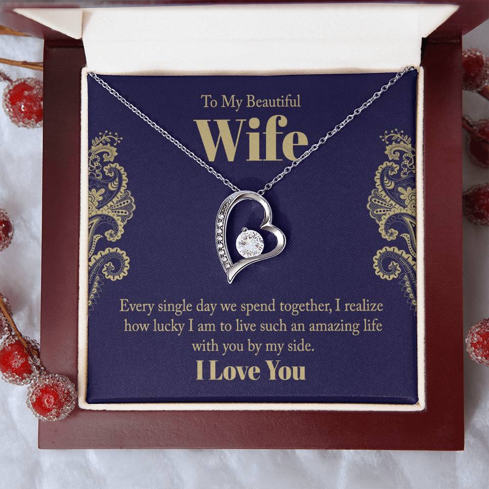 Every single day we spend together necklace