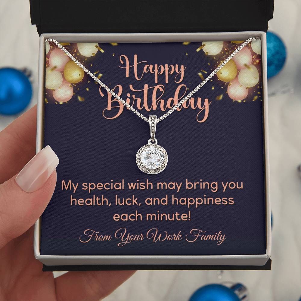 Personalized Happy Birthday necklace