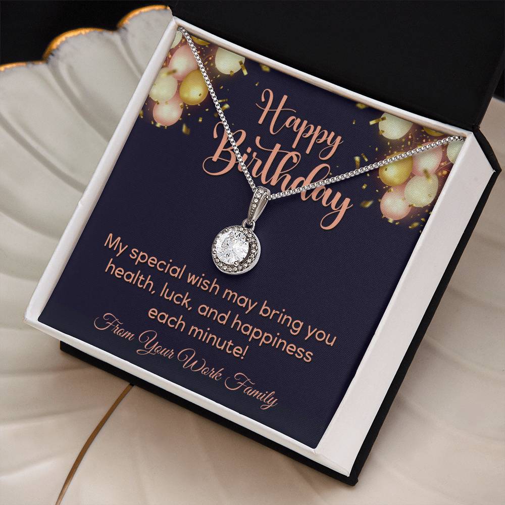 Personalized Happy Birthday necklace