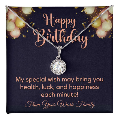 Personalized Happy Birthday necklace