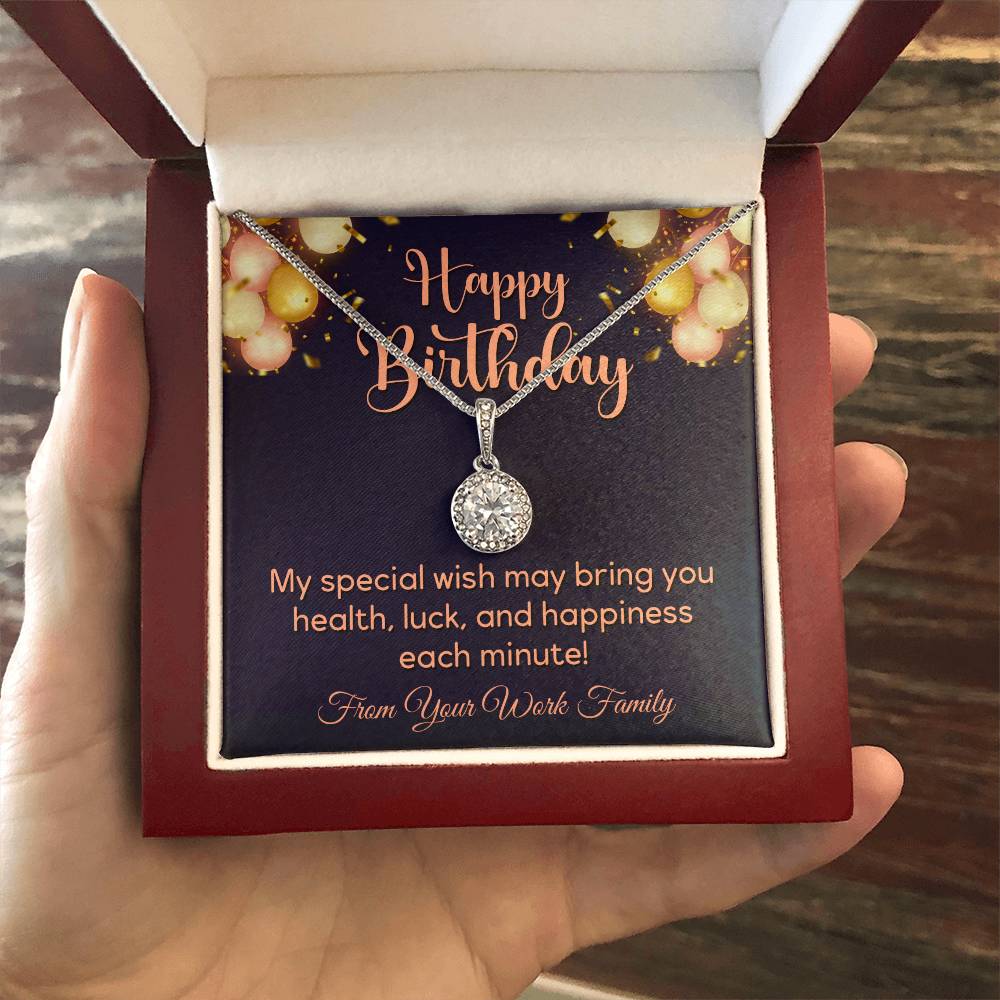 Personalized Happy Birthday necklace