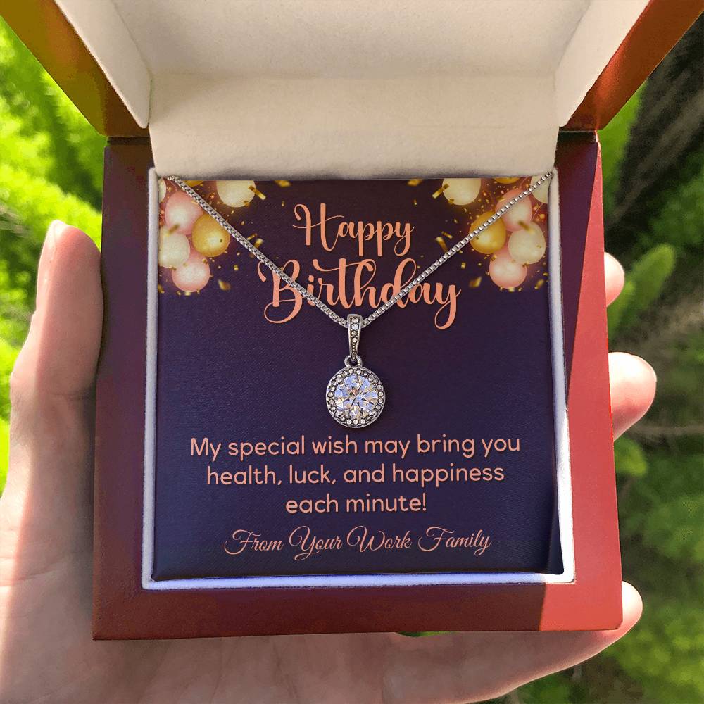 Personalized Happy Birthday necklace