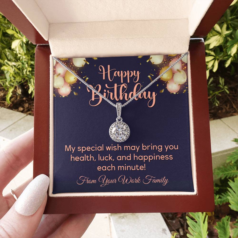 Personalized Happy Birthday necklace