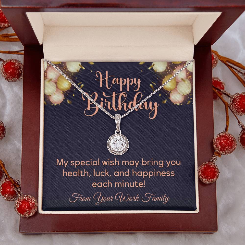 Personalized Happy Birthday necklace