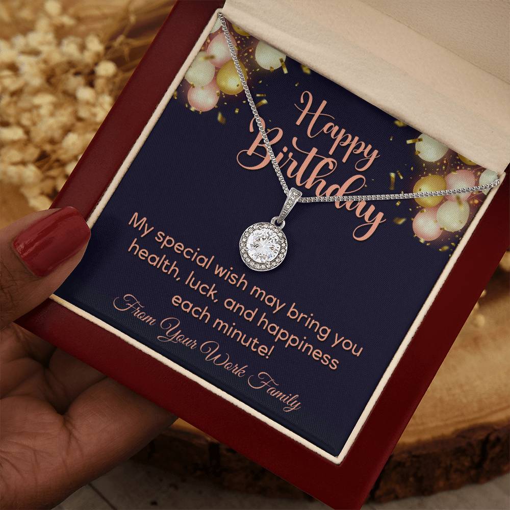 Personalized Happy Birthday necklace