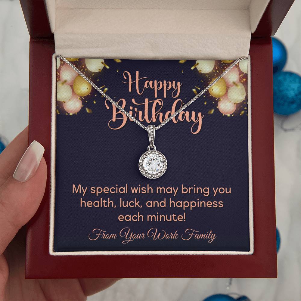 Personalized Happy Birthday necklace