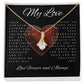 Your unwavering support and love mean the world to me necklace