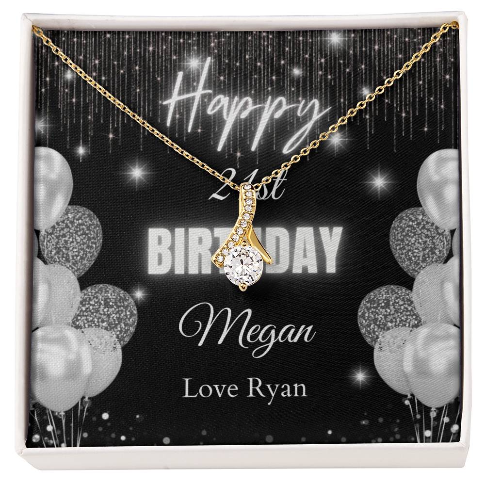 Personalized Happy Birthday Necklace (SB)