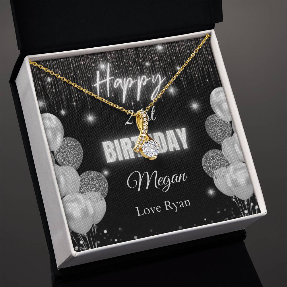 Personalized Happy Birthday Necklace (SB)