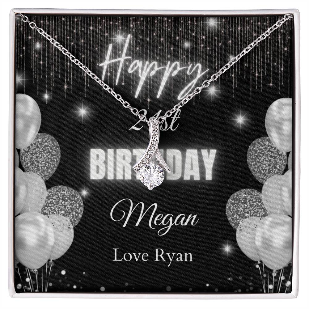 Personalized Happy Birthday Necklace (SB)